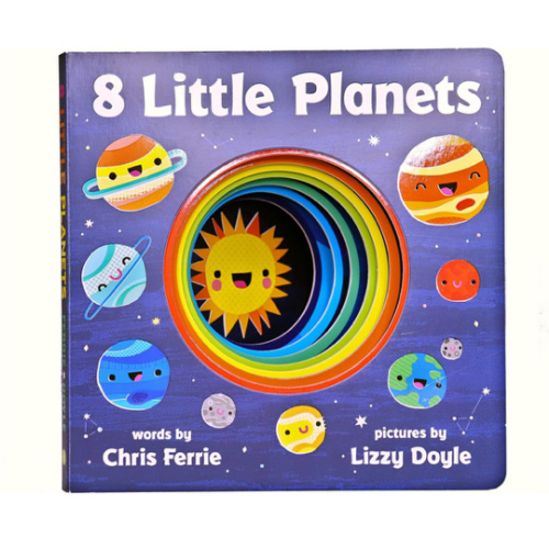 8 Little Planets: A Solar System Book for Kids with Unique Planet Cutouts