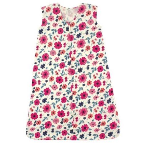 Touched By Nature Baby Girl Organic Cotton Sleeveless Wearable Sleeping Bag, Sack, Blanket, Garden Floral, 6-12 Months