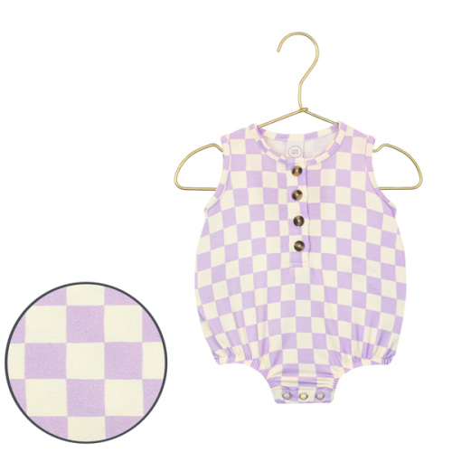 Violet Bubble Romper