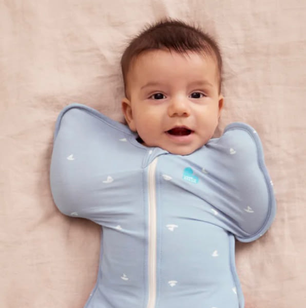 Swaddle Up™ 1.0 TOG Viscose from Bamboo Mist Blue Boats