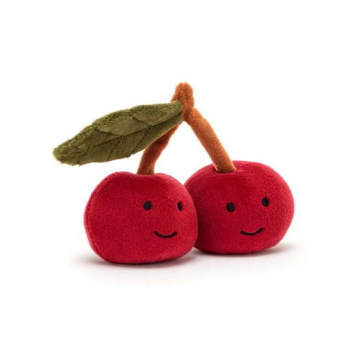 Jellycat Stuffed Plush Toy Soft Cute Plush Food Toy Christmas Decorations Gifts for Teens Adults Baby（Fabulous Fruit Cherry ）