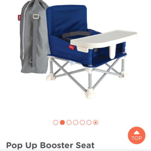 Pop Up Booster Seat | Blue