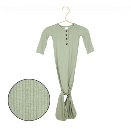 Ellis Ribbed Knotted Gown – Lou Lou & Company