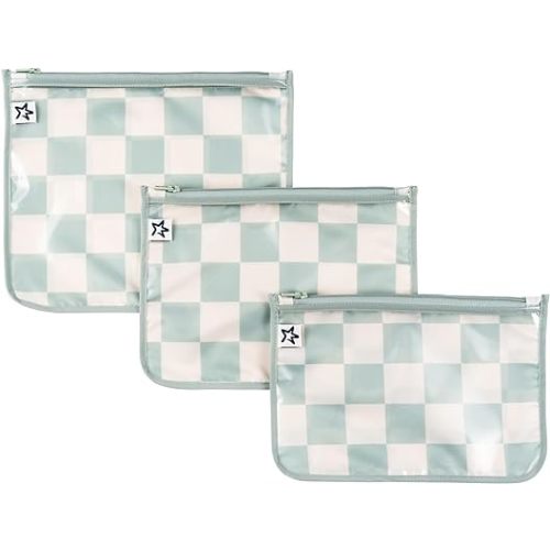 Tiny Twinkle Mess-proof Travel Bags, Airline Compliant, Zipper Closure, Clear Front Pouch, Diaper Bag Packing, Toiletry or Cosmetics Organizer