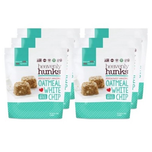 Heavenly Hunks Oatmeal White Chip Cookies - Case of 6/6 oz