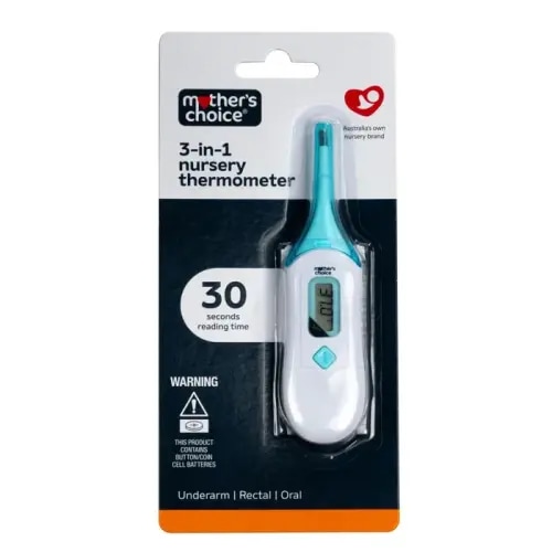 Mothers Choice 3 In 1 Nursery Thermometer | Baby Bunting AU