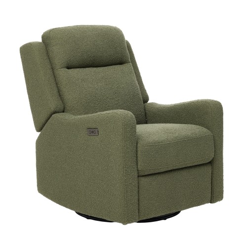 iL Tutto Henry Electric Recliner Boucle Olive