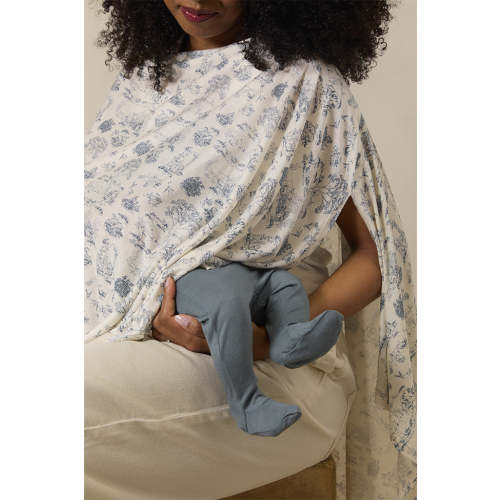 Bleu Toile Nursing Cover