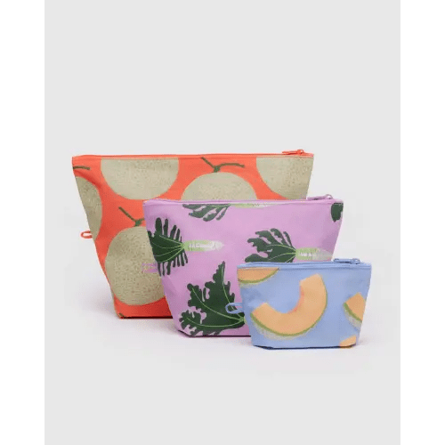 Go Pouch Set | BAGGU - Japanese Produce Color