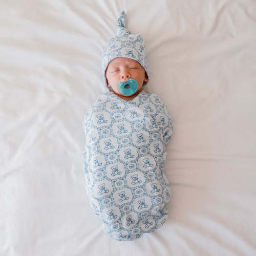 teddy tiles cocoon swaddle