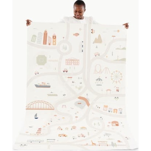 Uptown Print Leather Play Mat