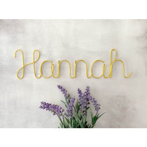 Gold Wire Name, Custom Wire Sign, Shelf Name Decor, Wired Words, Gold Wire Words, Name Script Wire, Metal Word Art, Nursery Wire Art