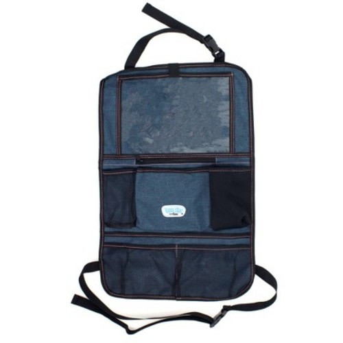 Toddleroo by North States Backseat Hanging Car Organizer - Navy Blue