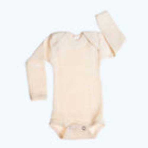 Hocosa Snap-Bottom Shirt, Long Sleeves, in Organic... – Danish Woolen Delight