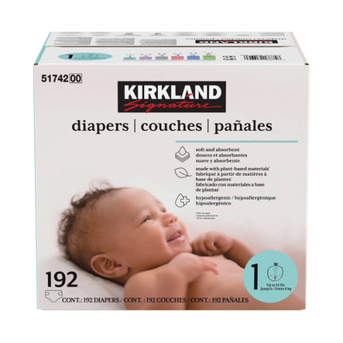 Kirkland Signature Diapers Size 1