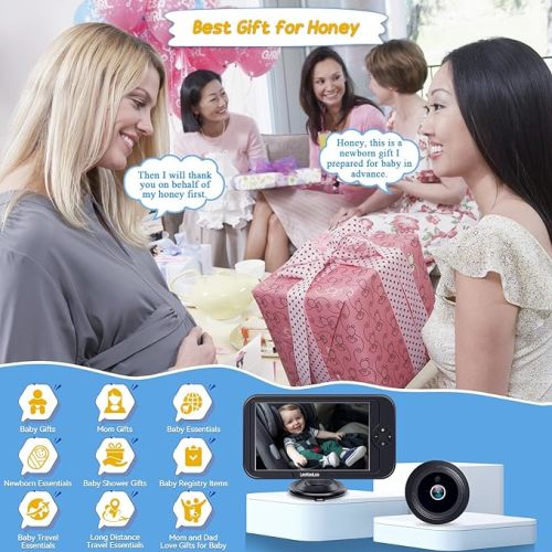 USB Baby Car Camera for Seat: Easy to Install HD 1080P Backseat Camera Protect Baby's Eyes Clear Night Vision Rear Facing for Infant
