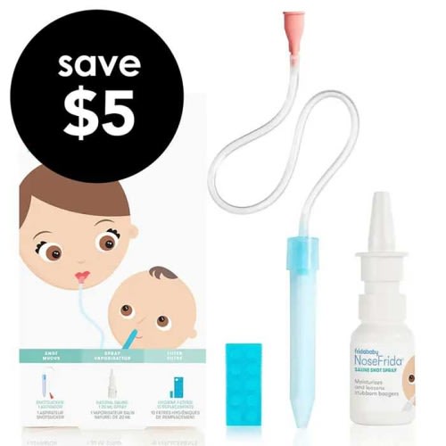 NoseFrida Snotsucker Saline Kit