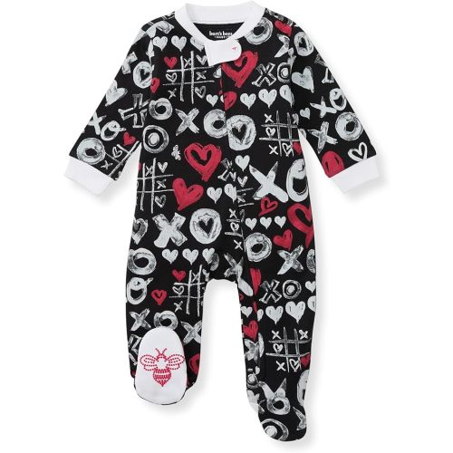 Burt's Bees Baby Sleep & Play PJs, 100% Organic Cotton One-Piece Zip Front Jumpsuit, Footie Pajamas & PJs