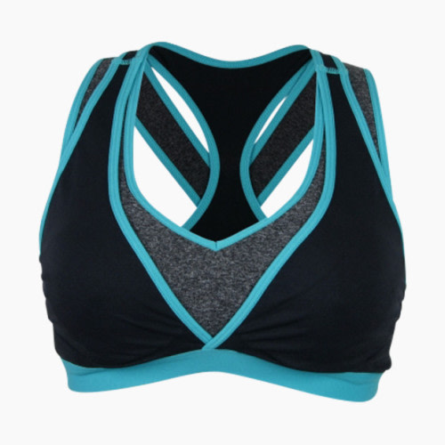 Lotus Yoga and Hands Free Pumping Bra - Teal