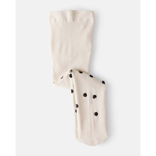 Baby Girl Polka Dot Tights - Cream - Carter's | Carter's