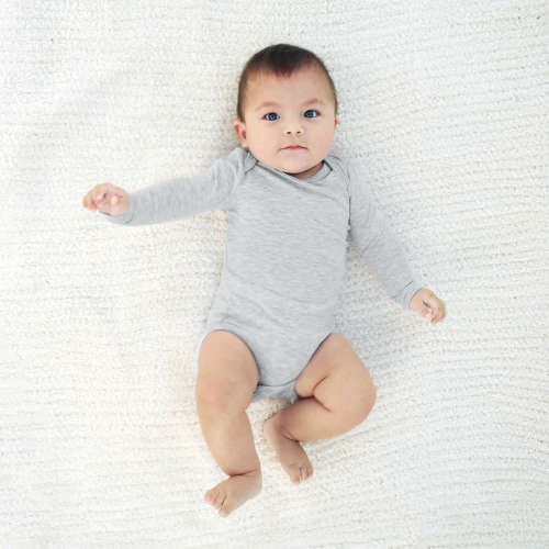 Little Sleepies Light Heather Gray Bodysuit