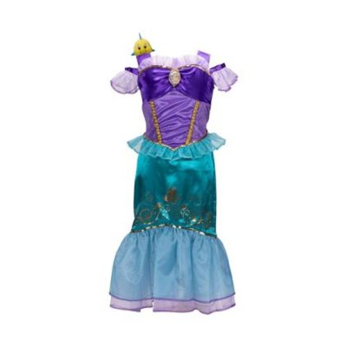 Disney Princess Majestic Ariel Dress with Flounder Shoulder Plush Friend