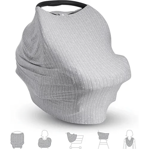 Munchkin® Brica® XtraGuard™ 5-in-1 Car Seat and Nursing Cover, Grey