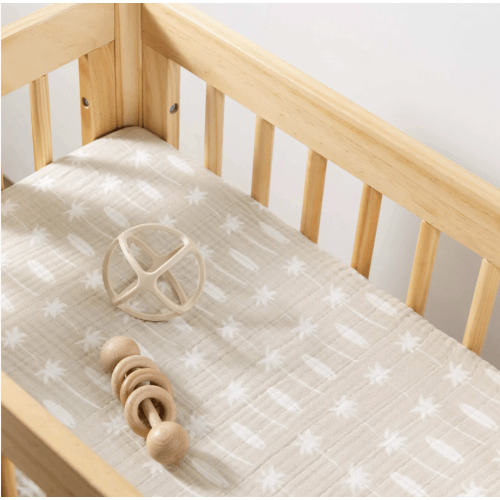 Bassinet Sheet in GOTS Certified Organic Muslin Cotton