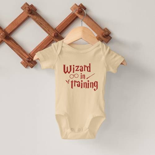 Wizard In Training Onesie - Wizard Toddler Tshirt, Wizard Bodysuit, HP Wizard Onesie, Baby Harry, New Baby Gift