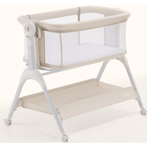 HARPPA Cuddly Sway | 3-in-1 Rocking Baby Bassinet & Bedside Sleeper for Newborns with Mattress for Reflux | Attaches to Bed, Adjustable Heights, Non-Toxic & CPSC Certified | Sturdy Frame, Portable Wheels, Tool-Free Setup, Gentle Rocking | Perfect for Newb