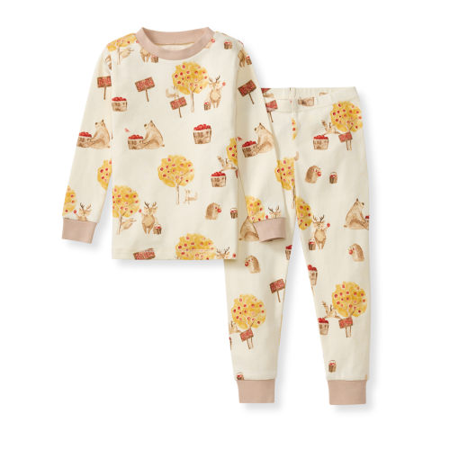 Apple Season Organic Two-Piece Pajamas – Burt's Bees Baby