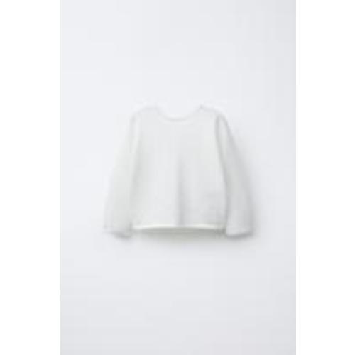 OPEN KNIT SWEATER - White | ZARA United States