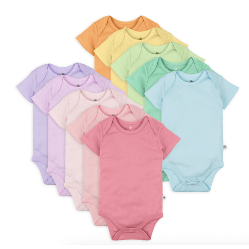 10-Pack Organic Cotton Short Sleeve Bodysuits | Honest Baby Clothing