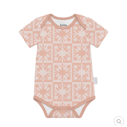 Hibiscus Quilt Onesie