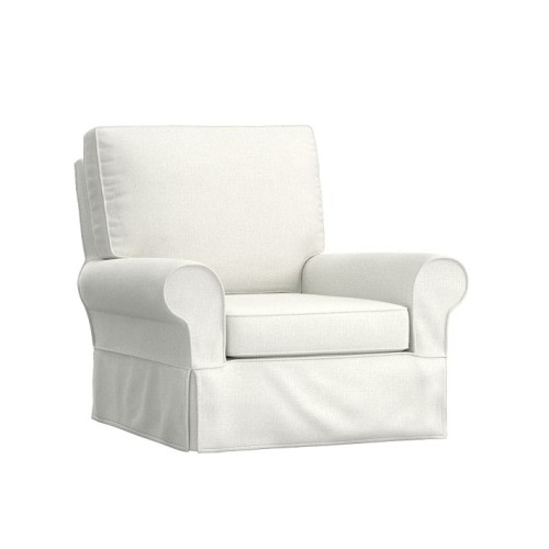 Comfort Small Slipcovered Swivel Glider