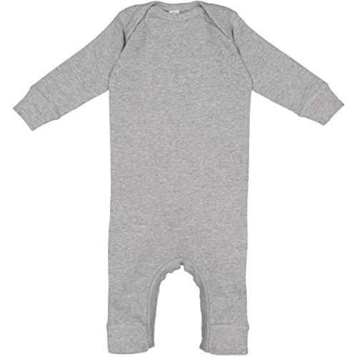 RABBIT SKINS Baby Long Sleeve Long Leg Bodysuit Boy & Girl | Newborn 0-3 to 24 Months