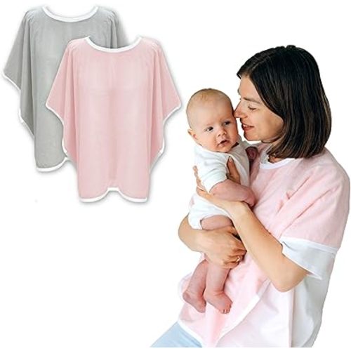 Wearable Burp Cloths - Extra Soft, Absorbent, and Waterproof Garment Protector for Parents - Perfect for Spit-Ups, Drool, and Milk - For Newborns, Boys, and Girls