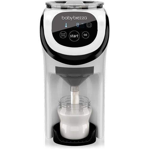 Baby Brezza Formula Pro Mini Baby Formula Mixer Machine Fits Small Spaces and is Portable for Travel– Bottle Makers Makes The Perfect Bottle for Your Infant On The Go, White