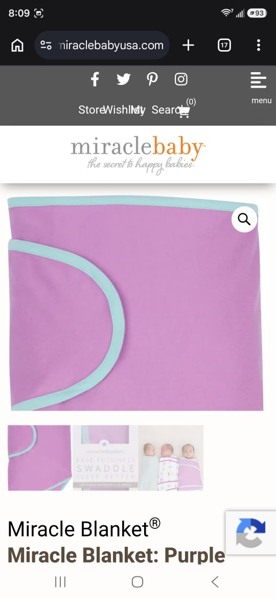 Miracle Blanket Swaddle, Swaddle Wrap, Swaddle Blanket, Sleep Sack, Wearable Blanket All-In-One