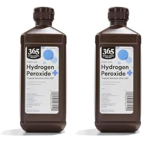 365 by Whole Foods Market, Hydrogen Peroxide, 16 Fl Oz (Pack of 2)
