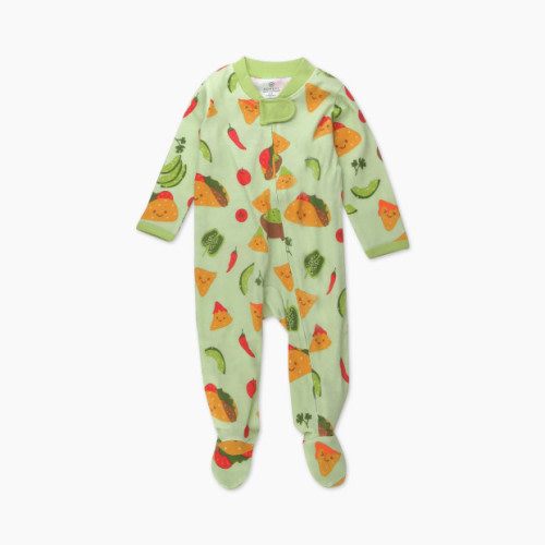 Honest Baby Clothing Organic Cotton Sleep & Play - Taco Time, 0-3 M