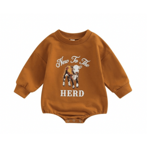 FARM BABY Long-Sleeve Onesie - Hazel & Bo