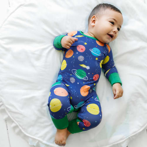Sleepy Galaxy Bamboo Viscose Crescent Zippy