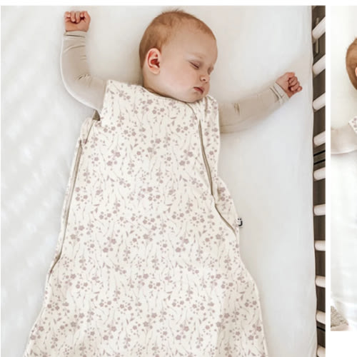 Posie Mauve 2.5 TOG Bamboo Viscose Sleep Sack | günamüna