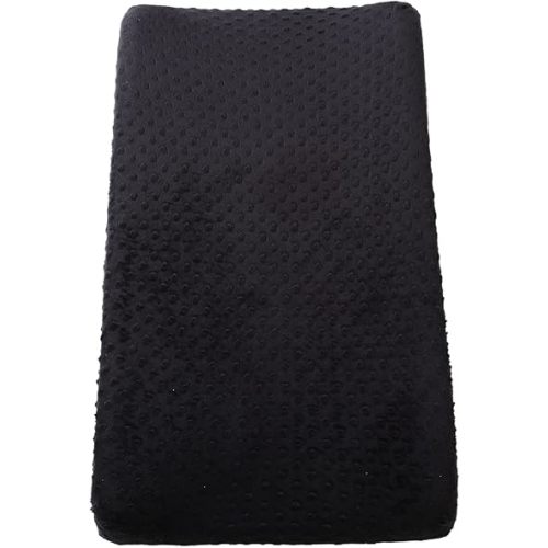 Changing Pad Cover Super Soft Minky Dots Skin-Friendly Breathable Wipeable Changing Table Sheets for Baby Boy and Baby Girl (Black)