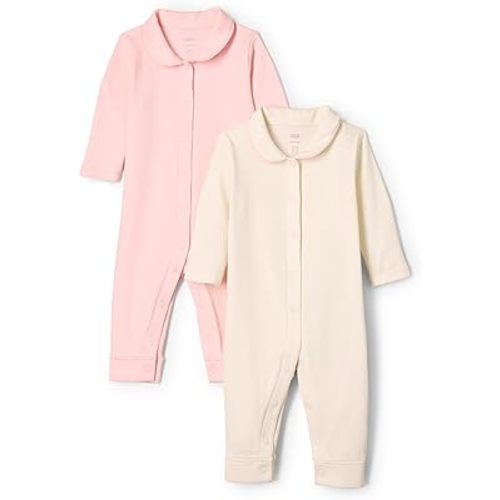 Amazon Essentials x Sofia Grainge Unisex Babies' Footless Sleepsuit, Pack of 2