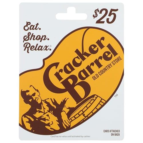 Cracker Barrel Gift Card $25