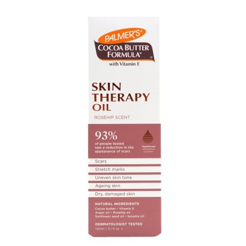 Palmer's Cocoa Butter Formula Skin Therapy Moisturizing Body Oil with Vitamin E, Rosehip Fragrance, 5.1 Ounces