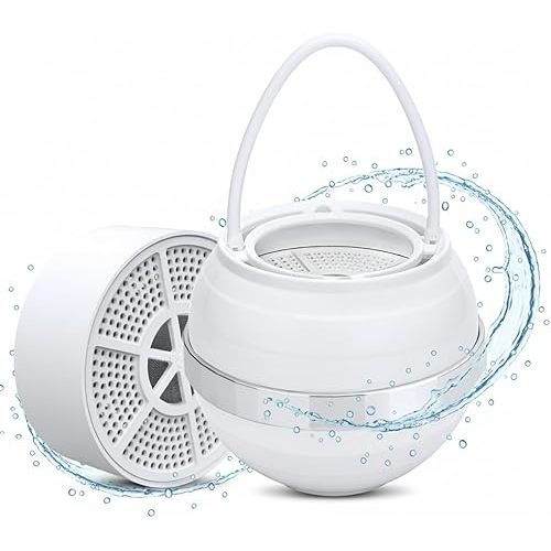 Bath Filter for Tub - 8 Stage Filtration, 2500 Gallons BPA Free, Easy Install, Hotel Grade Bath Filter Suitable For Baby, Pets & Those With Sensitive Skin (White)