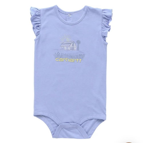 Carhartt Kid's Ruffle Sleeve Farm Bodysuit at Tractor Supply Co